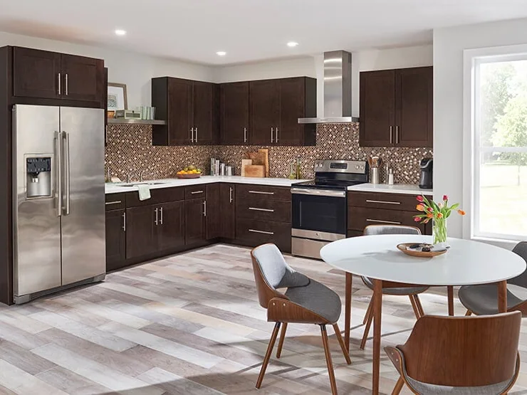 Madison Dark Sable kitchen cabinets