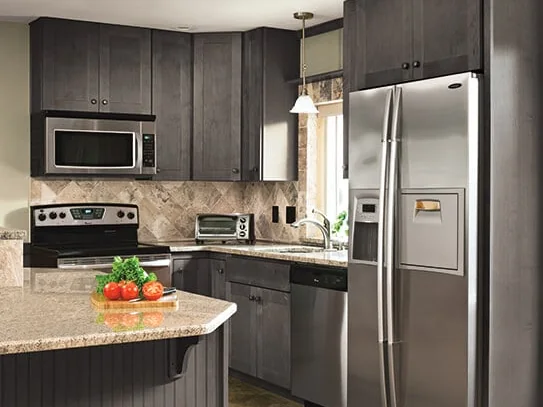 Madison Gray kitchen cabinets