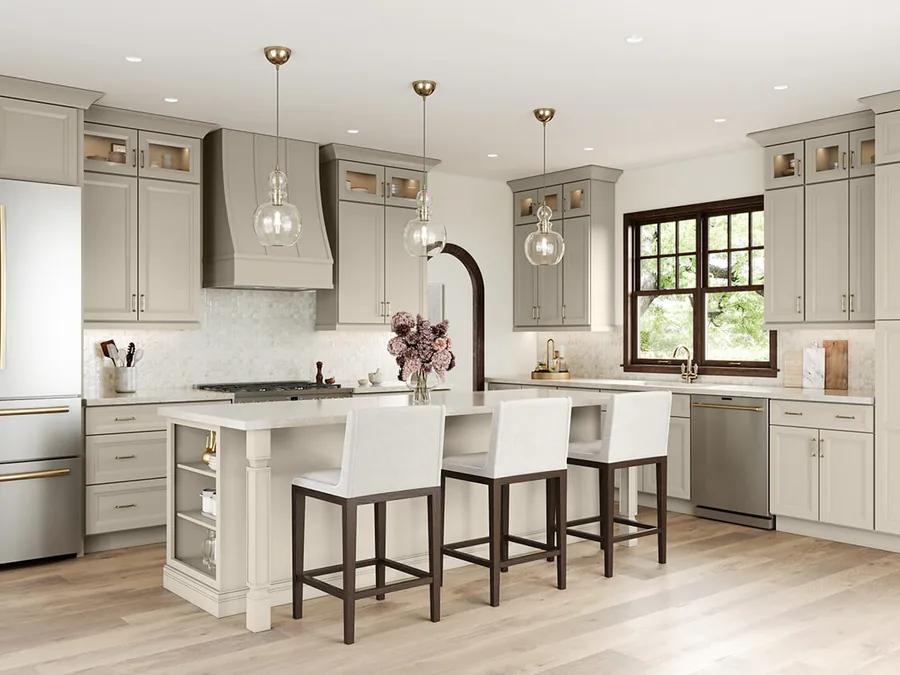 Oxford Cashmere RTA kitchen cabinets