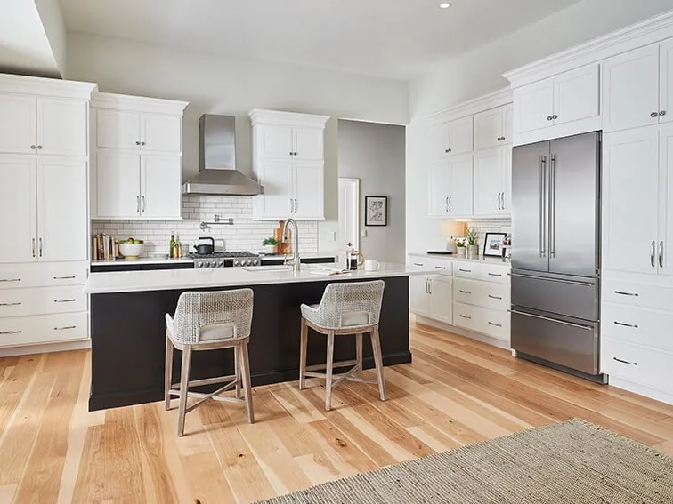 Patton White kitchen cabinets