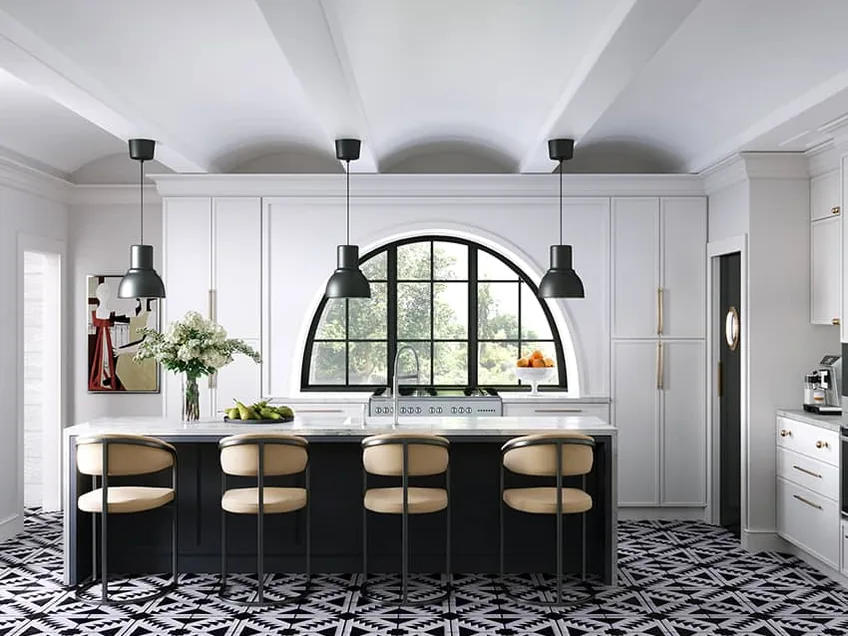 Petit White kitchen cabinets