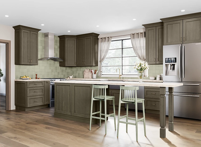 Haven Ember kitchen cabinets