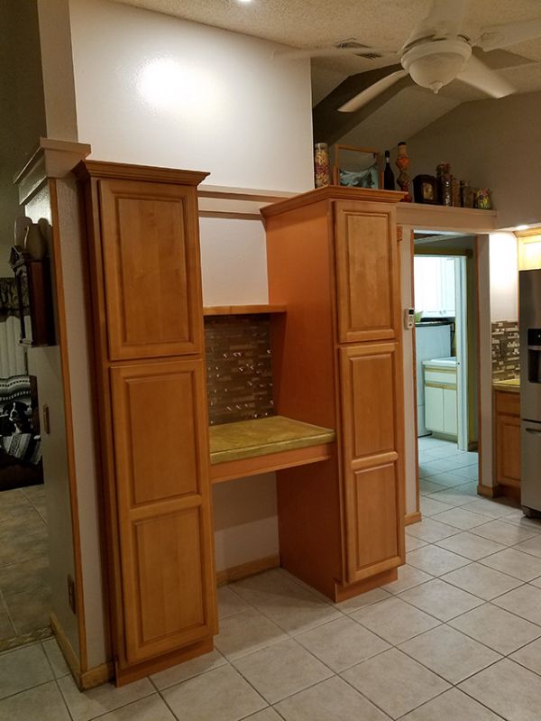 Richard M.’s kitchen after, with Richmond cabinets