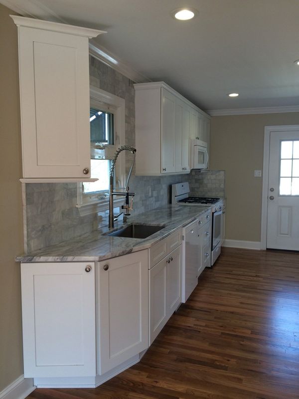 Ice White Shaker cabinets, photo 74