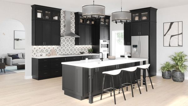 Shaker Black cabinets, photo 1