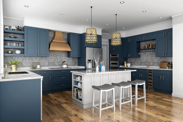 Imperial Blue cabinets, photo 1