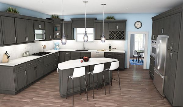 Gray Mist cabinets, photo 1