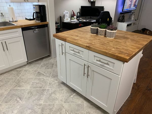 Ice White Shaker cabinets, photo 237