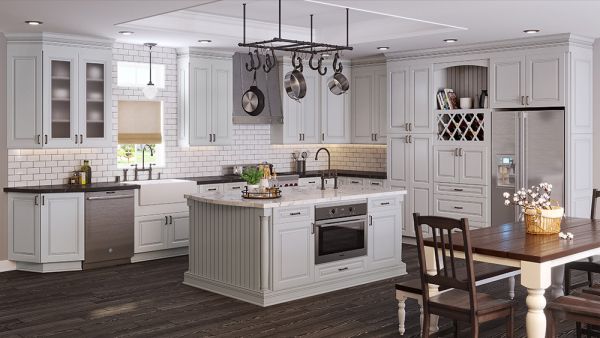 Tahoe Light Gray cabinets, photo 1