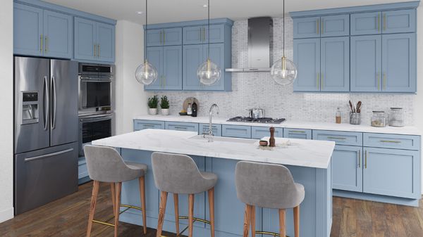 Xterra Blue Shaker cabinets, photo 1