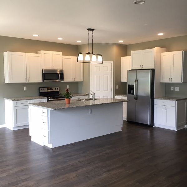 Ice White Shaker cabinets, photo 31