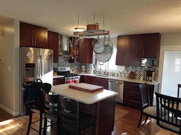 Mocha Shaker cabinets, photo 59