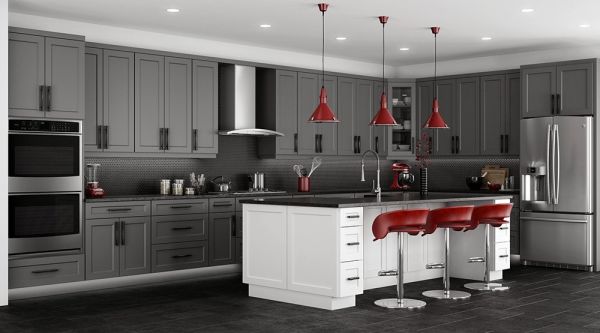 Shaker Gray cabinets, photo 1