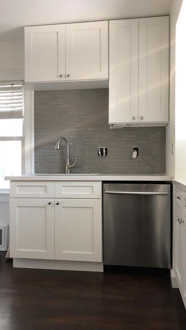 Ice White Shaker cabinets, photo 163