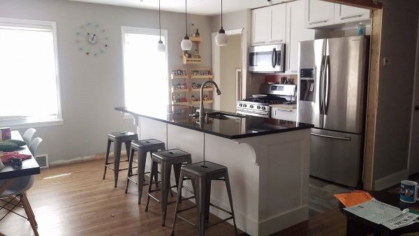 Ice White Shaker cabinets, photo 89