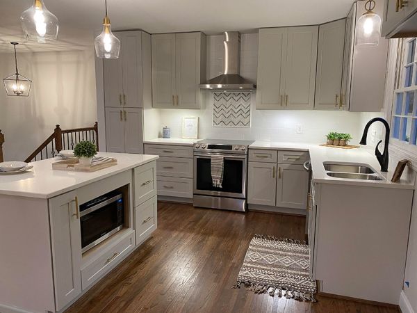 Shaker Light Gray cabinets, photo 26