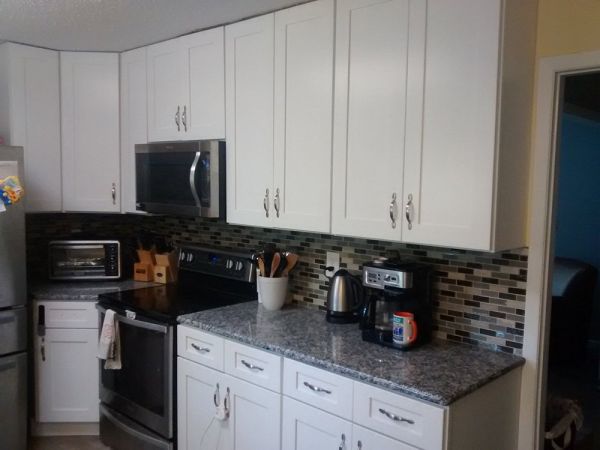Ice White Shaker cabinets, photo 71