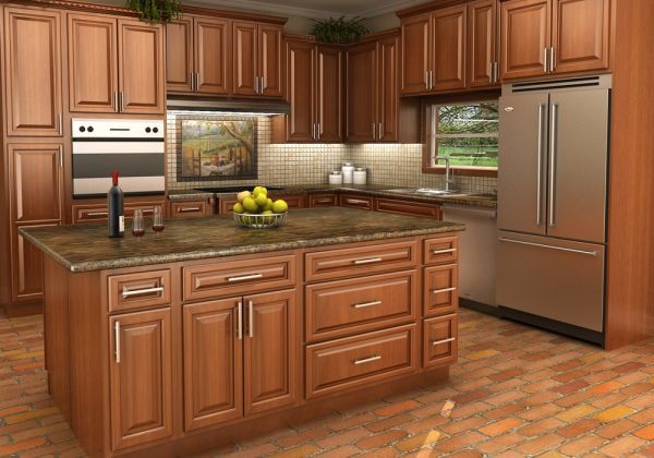 Spice Maple cabinets, photo 3