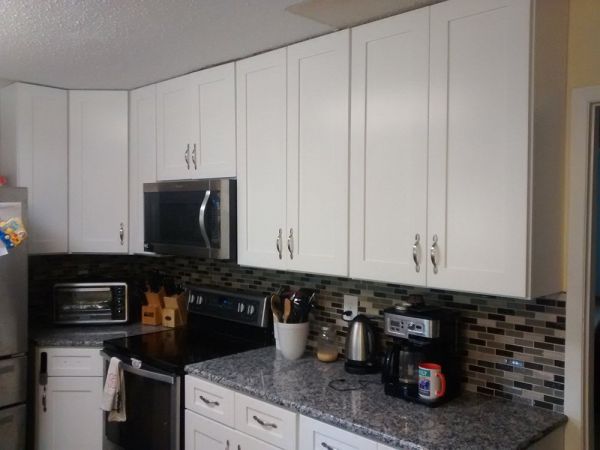 Ice White Shaker cabinets, photo 73