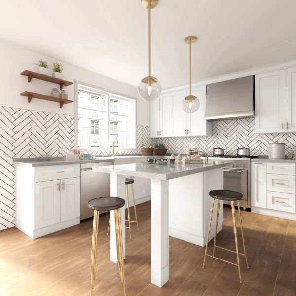 Shaker Blanco cabinets, photo 4