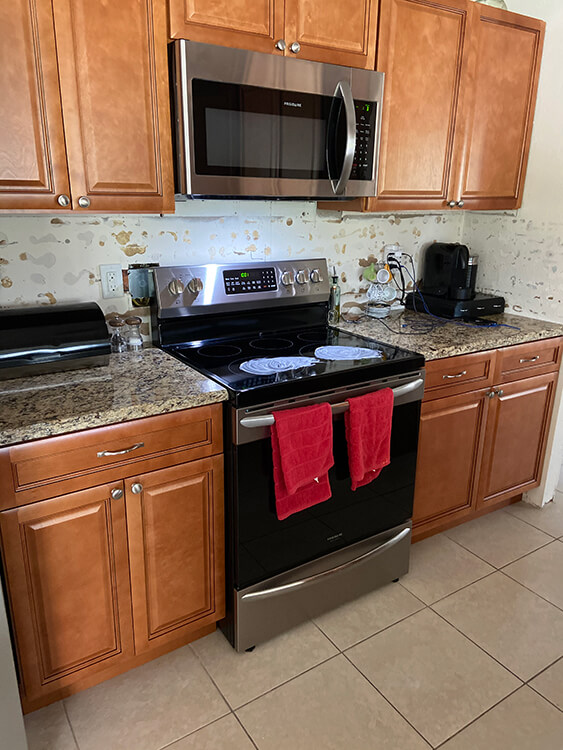 Buy Cinnamon Glaze RTA (Ready to Assemble) Kitchen Online