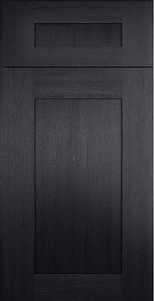 Blaze Black full-size door sample