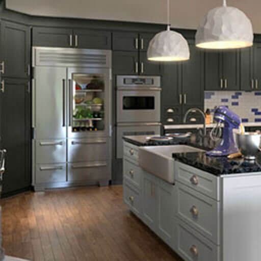 Gray Kitchen Cabinets