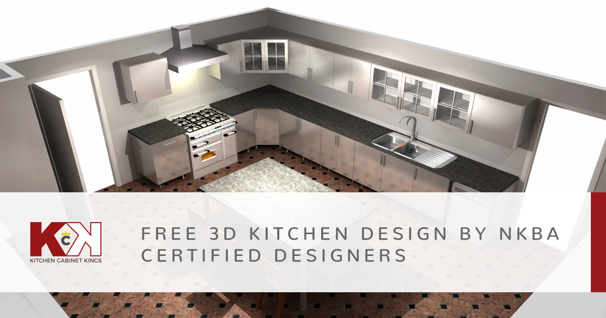 Get a Free 3D Kitchen Design by NKBA Certified Designers