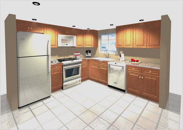 What is a 10 x 10 Kitchen Layout 10x10 Kitchen Cabinets