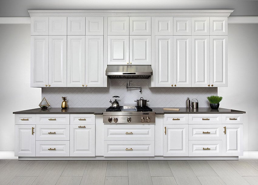 White kitchen cabinet design idea 4.