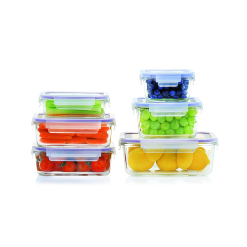 Popit! Glass 12 pc set Airtight Borosilicate Containers