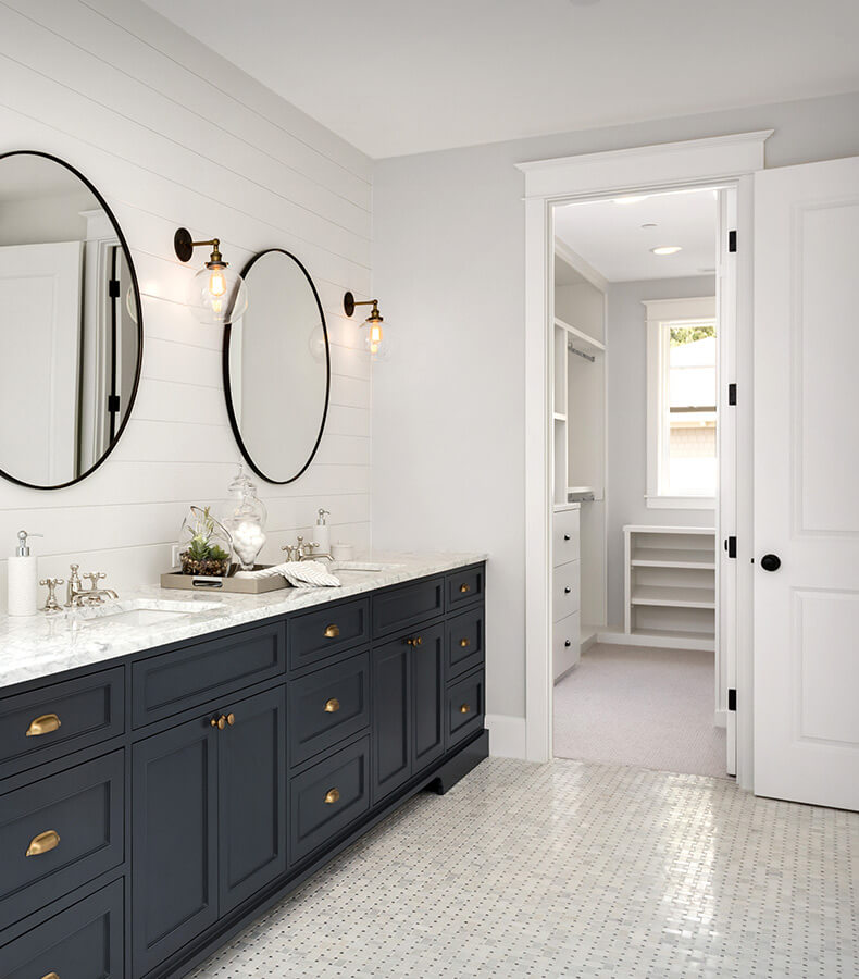 Bathroom Remodel Ideas, Bathroom Design With Gray Vanity