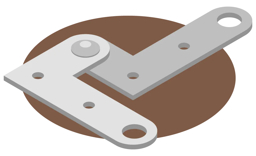 illustration of knife hinge.