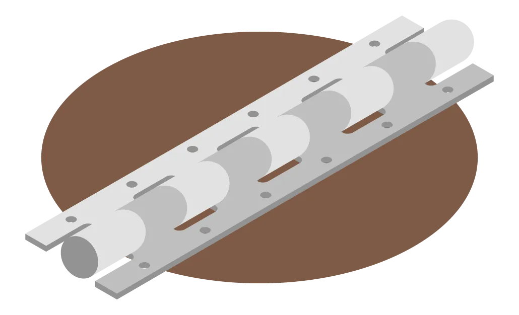illustration of piano hinge.