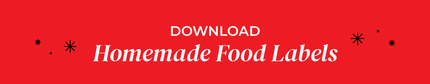 Homemade food label templates download button.