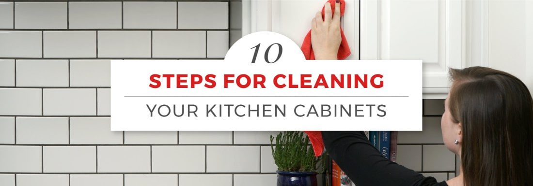 How To Clean Kitchen Cabinets In 10 Steps With Pictures