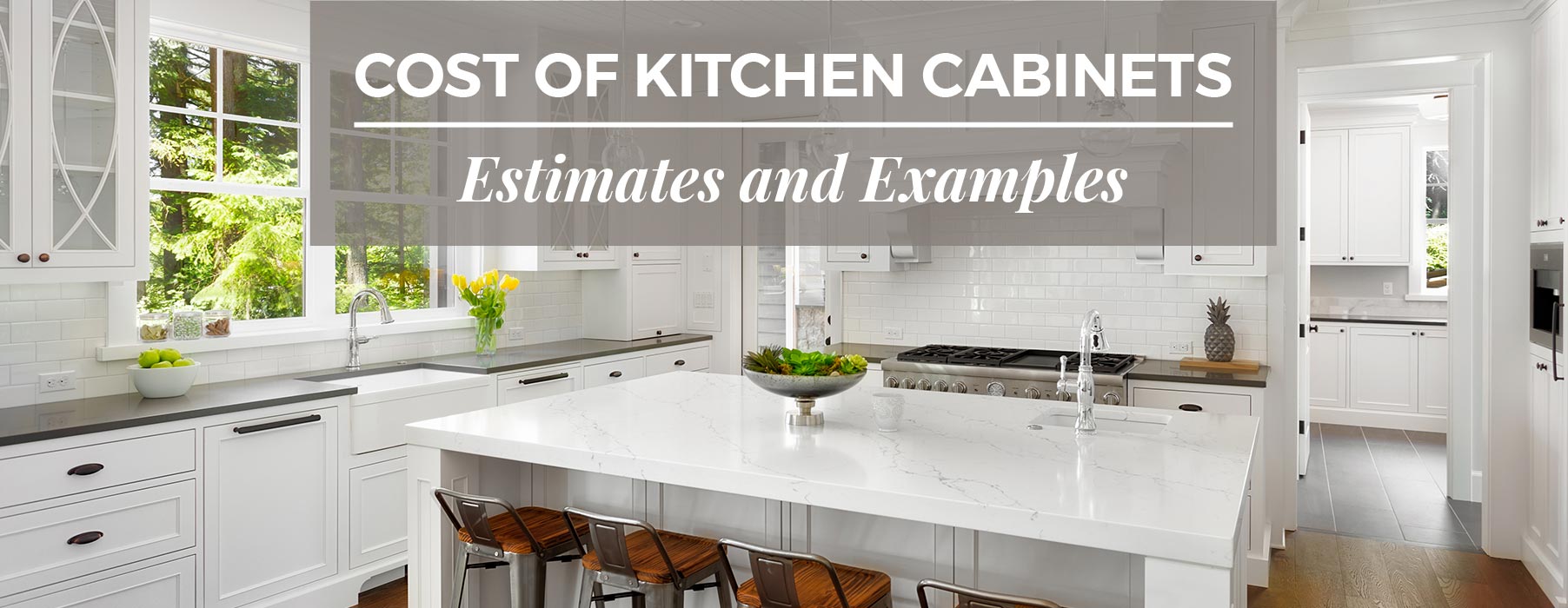  Cost of Kitchen Cabinets Estimates and Examples