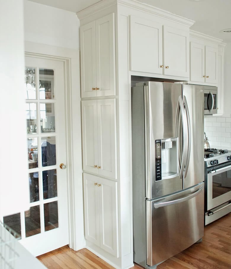 56 Kitchen Cabinet Ideas For 2022, Kitchen Fridge Cabinet Design
