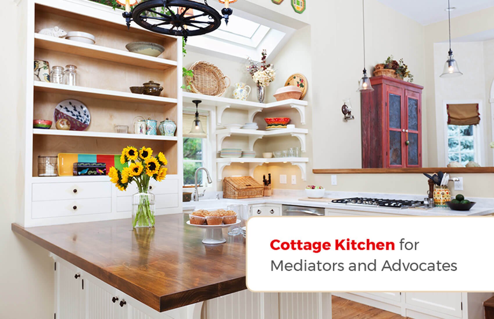 Cottage kitchen.