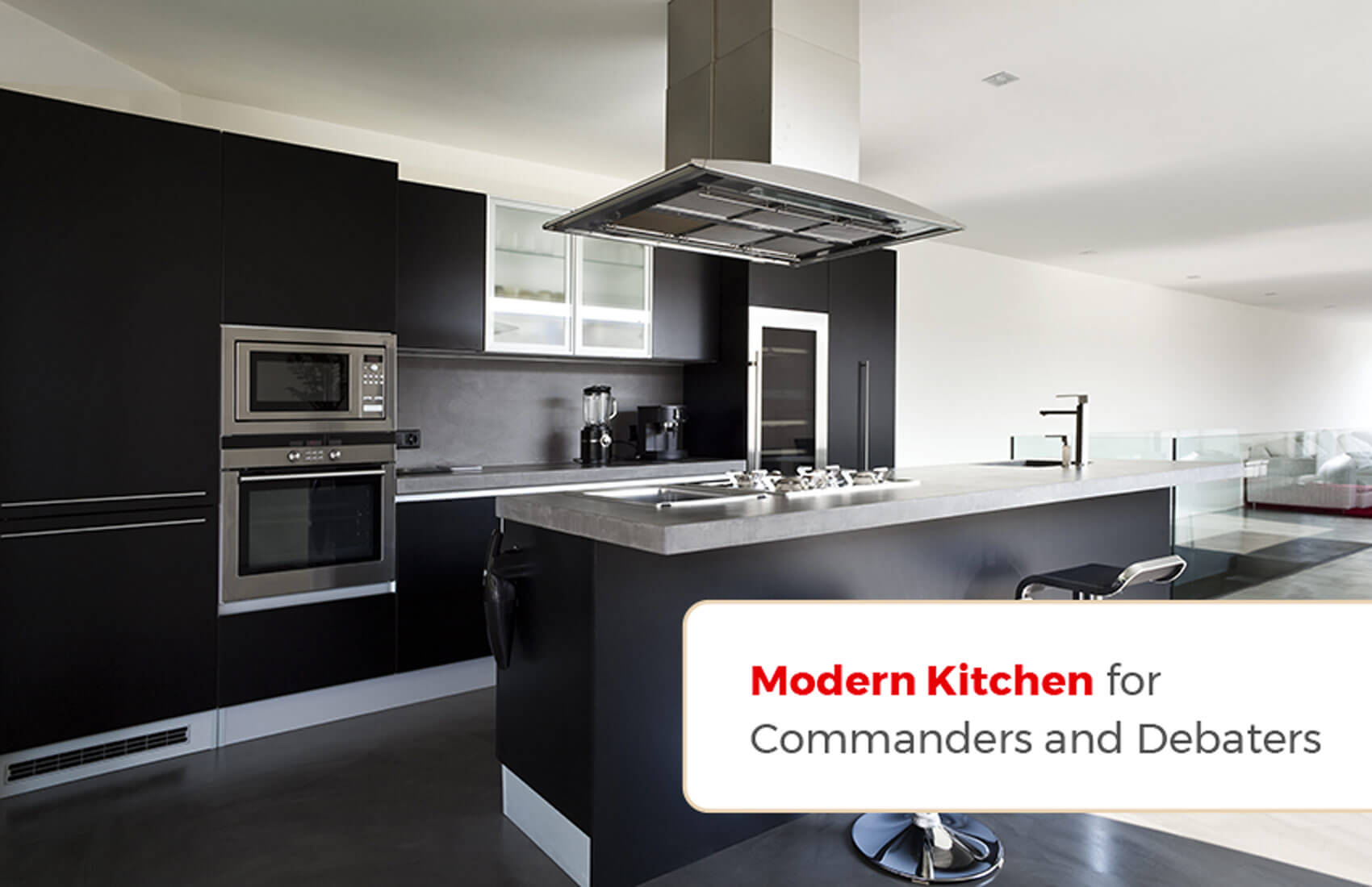 Modern kitchen.