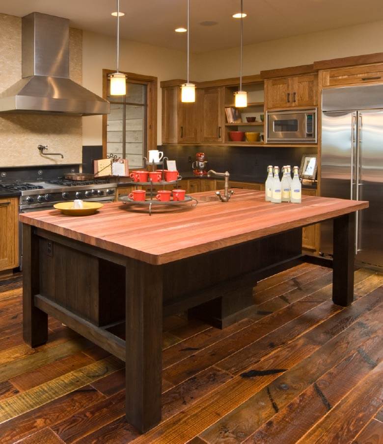 40 Kitchen Island Ideas To Upgrade, Best Wood For Kitchen Island Countertop
