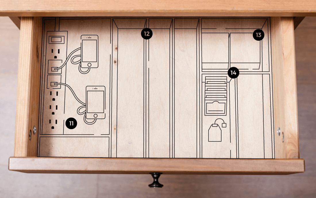 Kitchen drawer organization ideas.