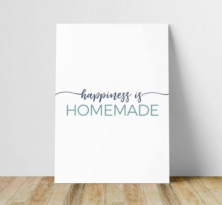 Happiness is homemade illustration