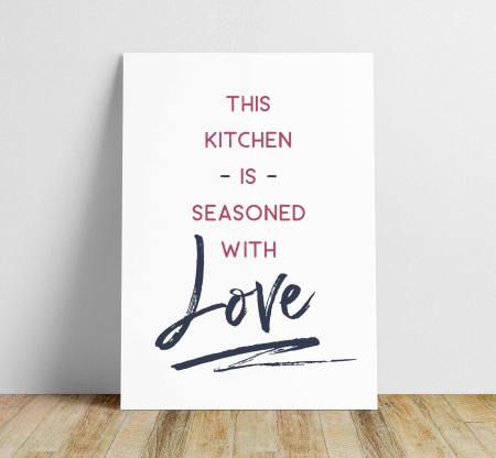 This kitchen is seasoned with love illustration