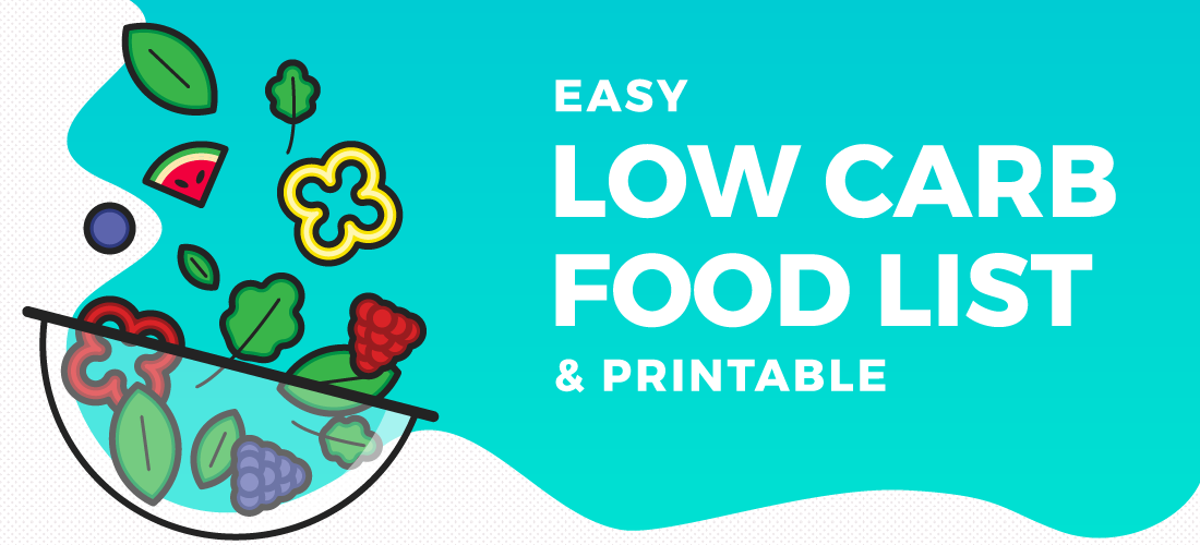 easy low carb food list printable kitchen cabinet kings