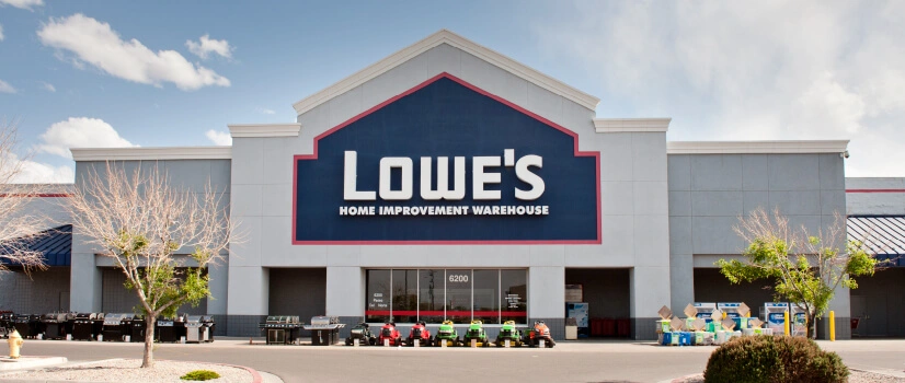 Lowe's store front.
