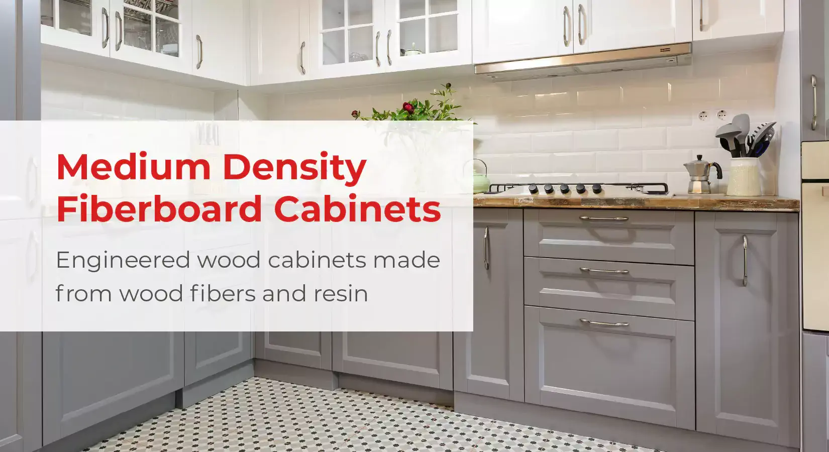 Image and definition of MDF cabinets.