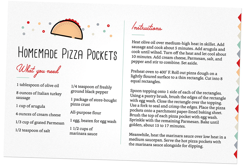 Homemade pizza pockets recipe