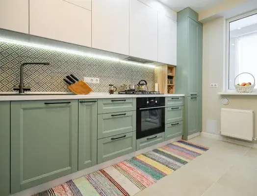 Colorful kitchen ideas.