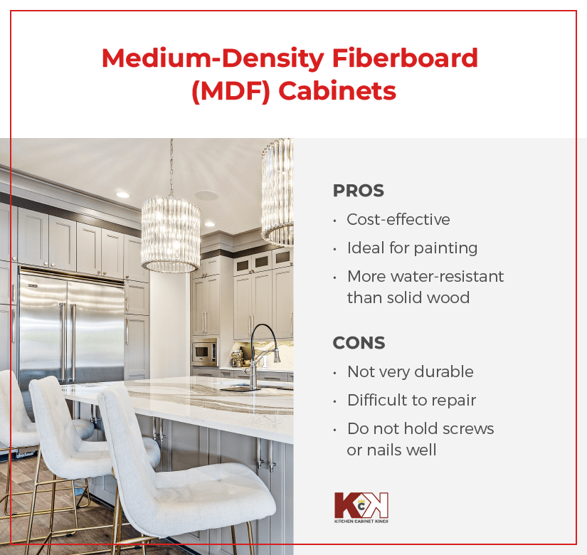 Pros and cons of MDF cabinets